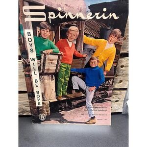 Spinnerin‎ Knitting Book, Boys Will Be Boys Vest Sweaters, Children Patterns
